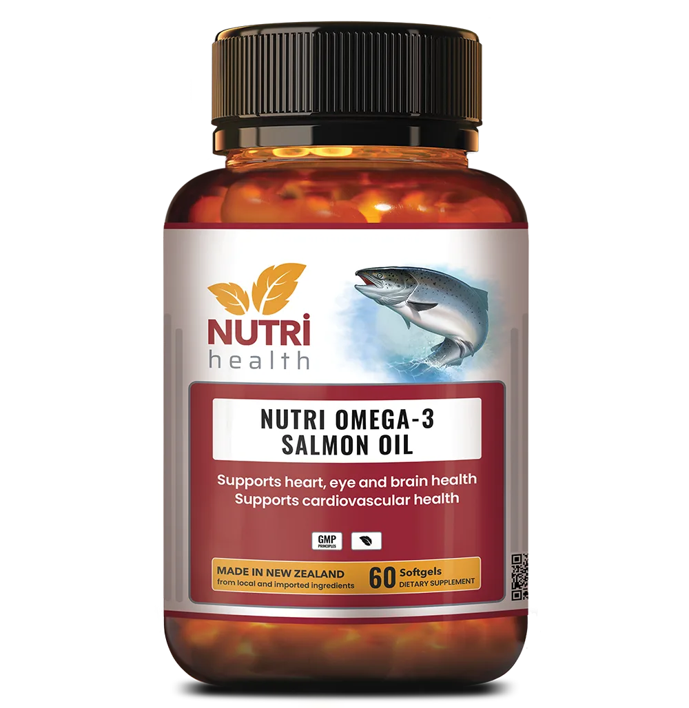 Nutri Omega 3 Salmon Oil Nutri Health New Zealand