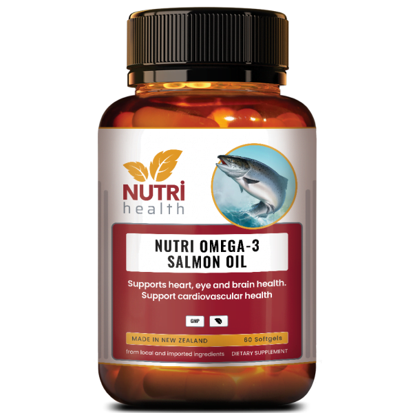Nutri Omega-3 Salmon Oil Nutri Health New Zealand