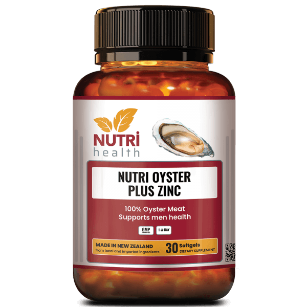 Nutri Oyster Plus Zinc 30 Nutri Health New Zealand